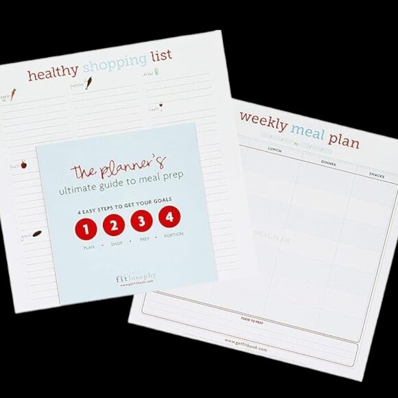 Fitlosophy Eat Fit Weekly Meal Planner, Shopping List and Meal Prep Guide - Picture 2 of 3